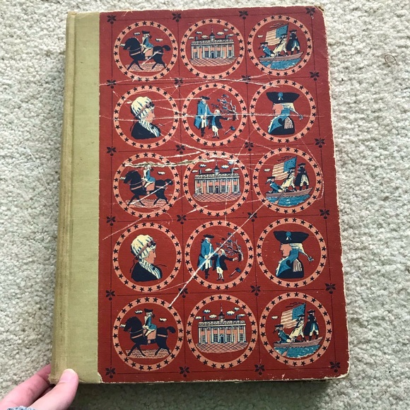 Vintage 1957 Golden Book of America Book
